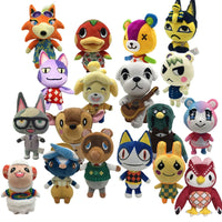 New 20cm cartoon Animal Crossing plush toy Cute animals bear dog cat  Owl stuffed doll Toys gifts