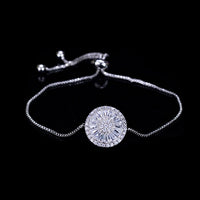 2021 New Fashion Luxury 925 Sterling Silver Tennis women's Bracelets Bangle For Women Christmas Gift Jewelry