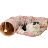 Dual Use Pet Cat Toy&Cat Bed Foldable Cat Tunnel House For Cat Small Dogs Cats Pet Products Lounger For Dogs Cat Training Toy