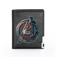 Captain America Theme Printed PU Leather Wallet