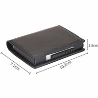 BISI GORO RFID Blocking Card Holder Fashion Men Women Credit Card Wallet Metal Card Case Aluminum Slim Carbon Card ID holder