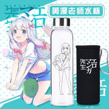 New 1Pc Chinese and Japanese Anime Series Glass Cup Cartoon Figure Stainless Steel Water Bottle Anime Around