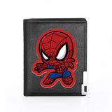 Captain America Theme Printed PU Leather Wallet