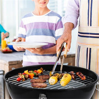 🏆 Novel Portable Stainless Steel Spherical Grill BBQ Grill Non-stick Surface Barbecue Grill Outdoor Camping Picnic Tool 【Ship from US】