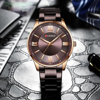 CURREN Stainless Steel Mens Watches New Simple and Classic Quartz Business Watch Thin Clock for Men