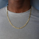 2020 Classic Rope Chain Men Necklace Width 2/3/4/5 MM Stainless Steel Figaro Cuban Chain Necklace For Men Women Jewelry