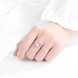 NEHZY 925 sterling silver new woman fashion jewelry high quality crystal zircon agate fox ring size adjustable ring