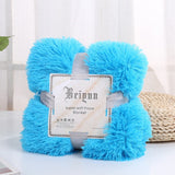 New Super Soft Shaggy Fur Blanket Ultra Plush Decorative Blanket 130*160cm/160*200cm Winter Blankets For Bed Sofa Blanket