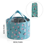 Camping Foot Bath Collapsible Bucket Multi-Use Portable Basin for Soaking Feet Travelling Camping Indoor Outdoor Equipment