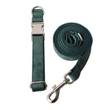 Green Velvet Dog Collar Dog Leash Pet Collar