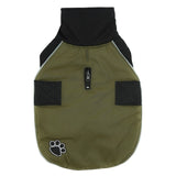 Warm Reversible Dog Coat-Thick Padded Comfortable Winter Dog Jacket, Reflective Safety Dog Vest