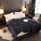 Super Soft Cashmere Home Sofa Bed Throw Blanket 150x200cm Home Decor Bedding Warm Cover Blanket Winter Bedspread Blanket