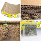 Corrugated Paper Cat Scratch Board Catnip Cat Scratching Pad Pet Cat Toys Pet Supplies