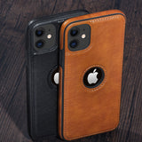 Solid Color PU Leather Phone Case For iPhone 12Pro 11 12 Pro Max XR XS Max X 7 8 6 Plus 12Mini 11Pro Max 11 Slim Soft Back Cover