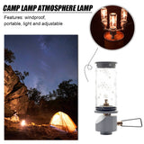 Camping Gas Lantern Outdoor Hiking Snow Candle Tent Light Portable Camping Tent Night for Hiking Picnic Travel Emergencies