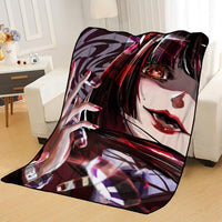 Custom Kakegurui anime Blankets for beds throw blanket soft blanket summer blanket anime blanket travel blanket