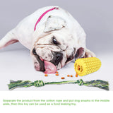 Pet Cat Dog Toys Biting Corn Molar Stick Resistant Toothbrush With Rope Playing Chasing Chewing Pet Product Accessories Supplies