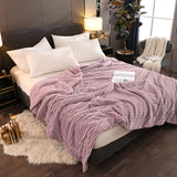 Super Soft Cashmere Home Sofa Bed Throw Blanket 150x200cm Home Decor Bedding Warm Cover Blanket Winter Bedspread Blanket