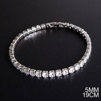 2021 New Fashion Luxury 925 Sterling Silver Tennis women's Bracelets Bangle For Women Christmas Gift Jewelry