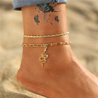 17KM Bohemian Colorful Eye Beads Anklets For Women Gold Color Summer Ocean Beach Ankle Bracelet Foot Leg Chain Jewelry 2021 NEW