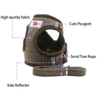 Dog Harness Leash Set Adjustable Breathable Dog Cat Collar Vest Harness for Dog Puppy Pet Chihuahua Chest Strap Dog Accessories