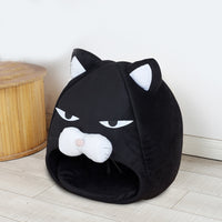 Cartoon Cat bed Fleece Lovely Pet House for Puppy Cat Warm Soft Cat cave tent waterproof Bottom Sleep bag Cat Supplies