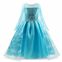 Girls Princess Dresses for 4-10T Children Kids Halloween Cosplay Costume Role-play Clothing Dress