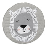 Baby Play Mat Pad Cotton Newborn Infant Crawling Blanket Animal Playmat Round Carpet Floor Rug Kids Children Room Nordic Decor