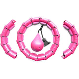 24 Section Smart Weighted Sport Hoops Abdominal Thin Waist Exercise Detachable Hoop Massage Fitness Circles Training Weight Loss