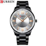 CURREN Stainless Steel Mens Watches New Simple and Classic Quartz Business Watch Thin Clock for Men