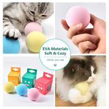 Smart Cat Toys Interactive Ball Catnip Cat Training Toy Pet Playing Ball Pet Squeaky Supplies Products Toy for Cats Kitten Kitty