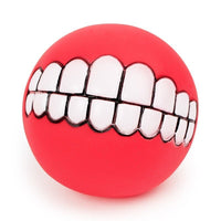 Benepaw Funny Teeth Sound Ball For Dogs Squeaker Nontoixc Indestructible Soft Pet Toys Dog Play Puppy Chew Training Supplies