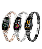 Women Smart Watch 0.96" OLED Heart Rate Blood Pressure Monitor Pedometer Fitness Tracker Waterproof Fashion Smartwatch
