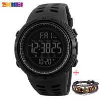 SKMEI Fashion Outdoor Sport Watch Men Multifunction Watches Alarm Clock Chrono 5Bar Waterproof Digital Watch reloj hombre 1251