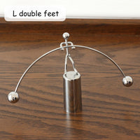 Balance Ball Home Decor Small Iron Man Weightlifting Newton Perpetual Balance Metal Man Hogar Tumbler Desk Toy