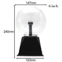 Novelty Magic Crystal Plasma Ball Touch Lamp 220V LED Night Light Child Nightlight Birthday Christmas Kids Decor Gift Lighting