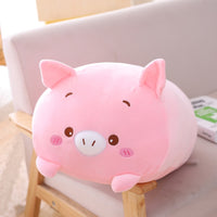 9 Styles Animal fat Dinosaur Pig Cat Bear Plush Toy Soft Cartoon Panda Hamster Elephant Deer Stuffed Doll Baby girl Pillow Gift