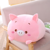 9 Styles Animal fat Dinosaur Pig Cat Bear Plush Toy Soft Cartoon Panda Hamster Elephant Deer Stuffed Doll Baby girl Pillow Gift