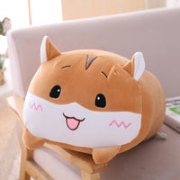 9 Styles Animal fat Dinosaur Pig Cat Bear Plush Toy Soft Cartoon Panda Hamster Elephant Deer Stuffed Doll Baby girl Pillow Gift