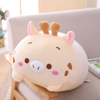 9 Styles Animal fat Dinosaur Pig Cat Bear Plush Toy Soft Cartoon Panda Hamster Elephant Deer Stuffed Doll Baby girl Pillow Gift