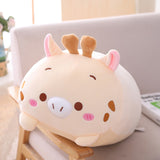 9 Styles Animal fat Dinosaur Pig Cat Bear Plush Toy Soft Cartoon Panda Hamster Elephant Deer Stuffed Doll Baby girl Pillow Gift