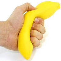 Stress Pressure Relief Relax Novelty Fun toys Funny Anti Stress Ball Toys Squeeze Banana BallGeek Gadget Vent