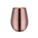 500ml Stainless Steel Beer Wine Cup Rose Gold Beer Tumbler Cocktail Juice Milk Cup Metal Drinking Mug for Bar Outdoor Drinkware