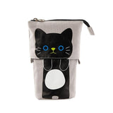 Flexible Big Cat Pencil Case Fabric Quality School Supplies Stationery Gift School Cute Pencil Box Pencilcase Pencil Bag