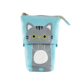 Flexible Big Cat Pencil Case Fabric Quality School Supplies Stationery Gift School Cute Pencil Box Pencilcase Pencil Bag