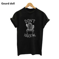 Cactus Printed Women's T-Shirt Cotton Harajuku Summer Female Top Tee For Lady Girl Funny Round neck T-shirts Hipster Tumblr