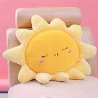 Cute Sun Cloud Plush Pillow Stuffed Soft Creative Plush Sun Cloud Toy Car Pillow Home Decor Kids Toys