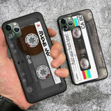 Vintage Cassette tape retro style For iPhone SE 6 6s 7 8 Plus X XR XS 11 12 13 Pro Max 13 mini soft silicone Phone case cover