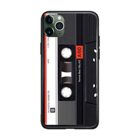 Vintage Cassette tape retro style For iPhone SE 6 6s 7 8 Plus X XR XS 11 12 13 Pro Max 13 mini soft silicone Phone case cover