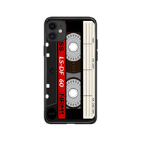 Vintage Cassette tape retro style For iPhone SE 6 6s 7 8 Plus X XR XS 11 12 13 Pro Max 13 mini soft silicone Phone case cover